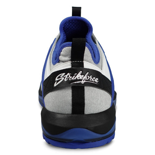 KR Strikeforce Maverick FT White/Blue/Black Right Hand High Performance Men's Bowling Shoe