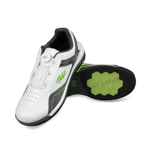 Motiv Mens Propel FT White/Carbon/Lime Right Hand Bowling Shoes