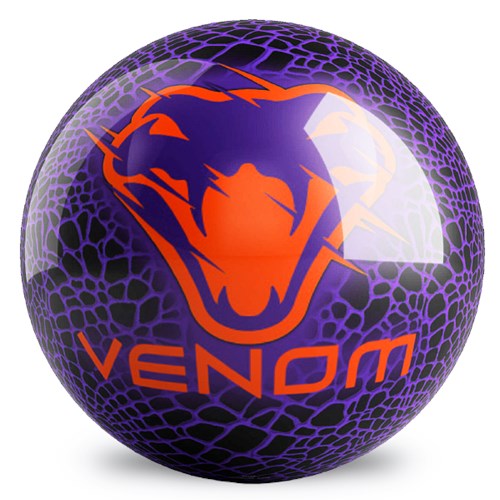 Ontheballbowling Motiv Venom Orange Purple Spare Bowling Ball