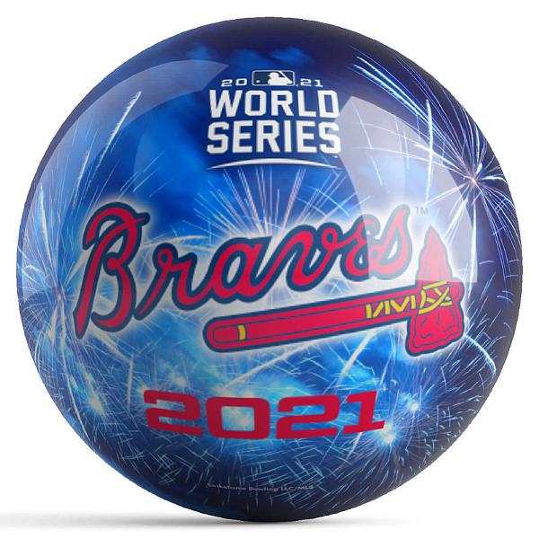 KR Strikeforce MLB Atlanta Braves Champ Fireworks 2021 Bowling Ball-Bowling Ball-DiscountBowlingSupply.com