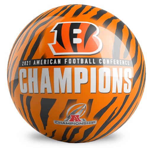 OnTheBallBowling NFL AFC Champs Cincinnati Bengals Ball