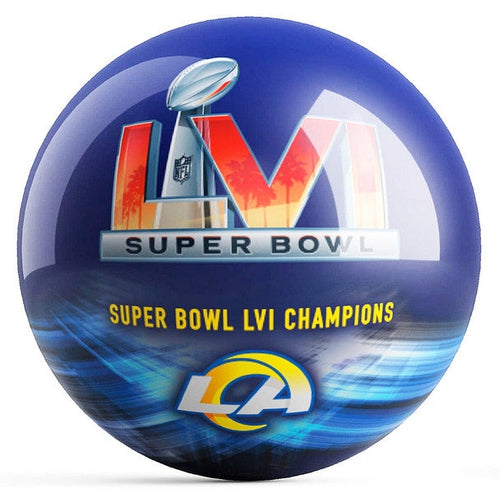 Ontheballbowling Los Angeles Rams Bowling Ball Super Bowl 56 Champions