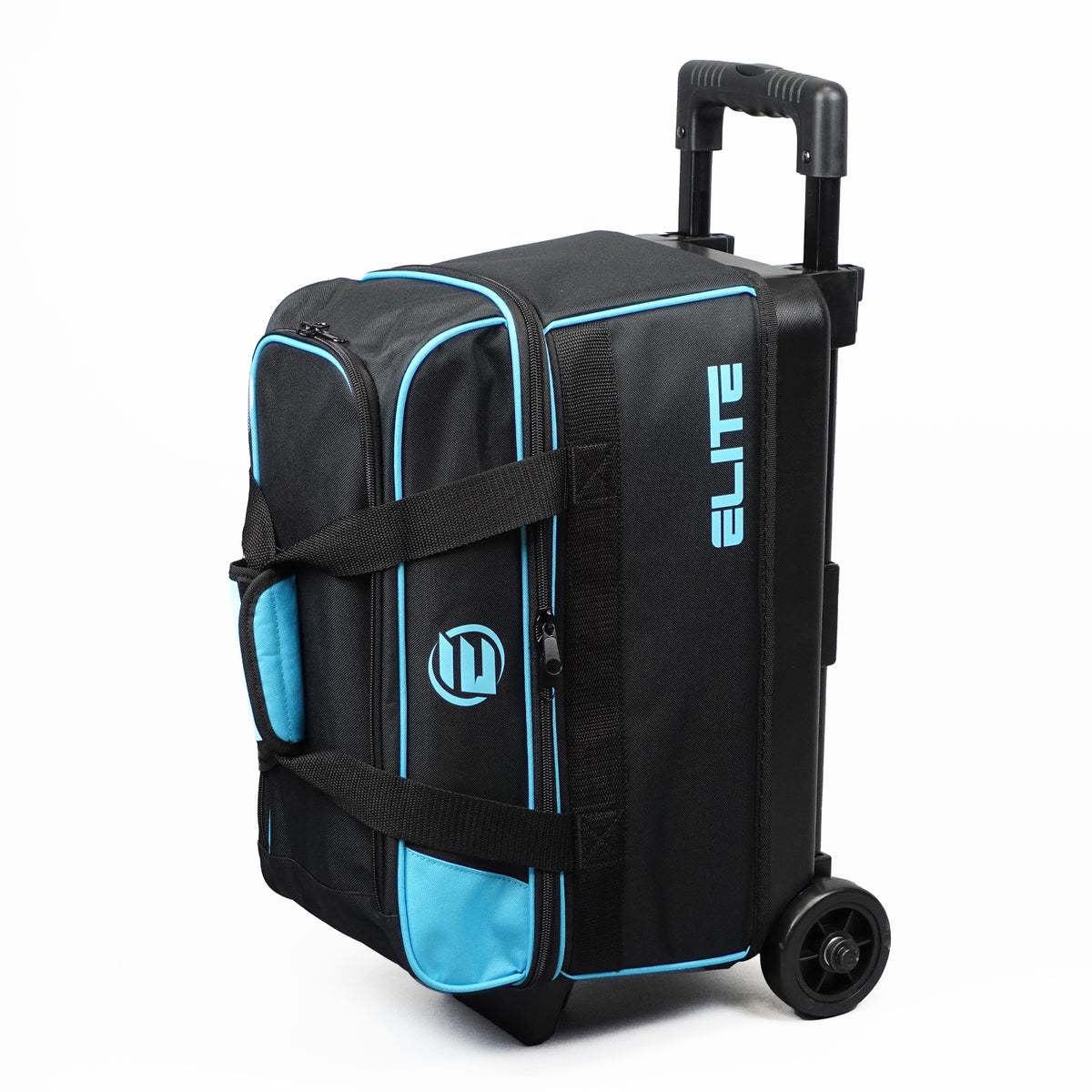 Elite Basic Double Roller Aqua Bowling Bag —