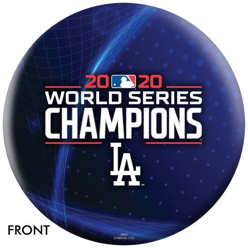 Ontheballbowling Los Angeles Dodgers 2020 World Series Bowling Ball (Blue Streak)