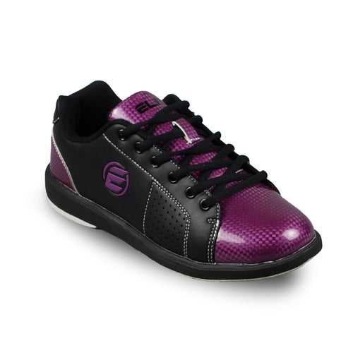 ELITE Women's Classic Purple/Black Bowling Shoes