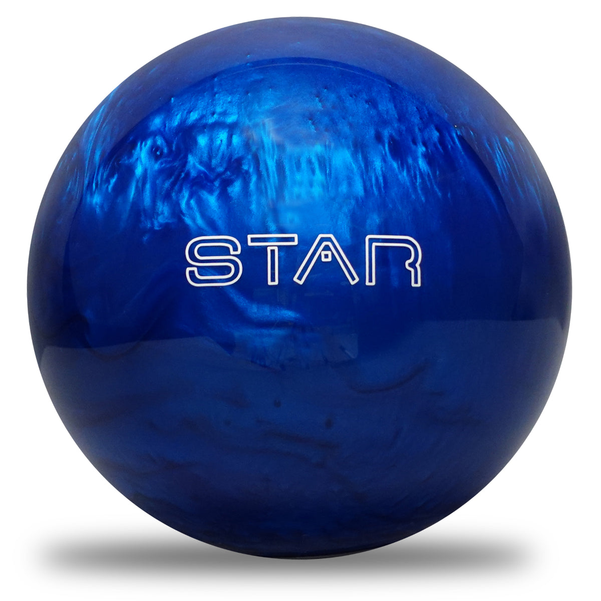 Elite Star Blue Pearl Bowling Ball —