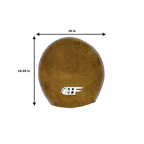 Bowlingballfactory.com Deluxe Brown Leather Bowling Shammy Pad Mitt