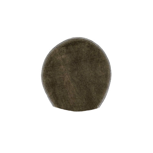 Bowlingballfactory.com Deluxe Brown Leather Bowling Shammy Pad Mitt