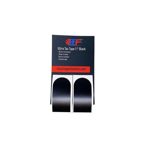 Bowlingballfactory.com Ultra Tac Bowling Thumb Tape 36 Pre-Cut Pieces 1" Black-DiscountBowlingSupply.com