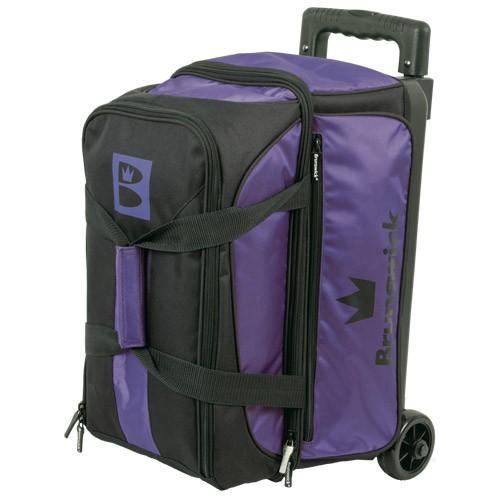 Brunswick Blitz Double Roller Purple Bowling Bag