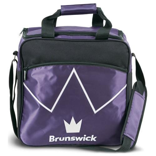 Brunswick Blitz Single Tote Purple Bowling Bag