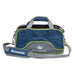 Brunswick Crown Deluxe Double Tote Navy Lime Bowling Bag-DiscountBowlingSupply.com