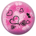 Brunswick Hearts All Over Viz-A-Ball Bowling Ball