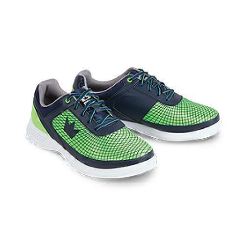 Brunswick Frenzy Navy Green Mens Bowling Shoes —