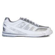 Brunswick Mens Phantom White Silver Carbon Fiber Right Hand Only Bowling Shoes-DiscountBowlingSupply.com