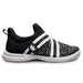 Brunswick Mens Slingshot Black White Bowling Shoes