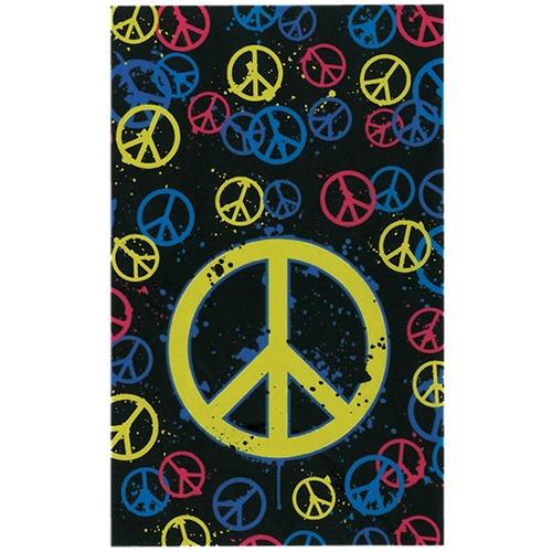 Brunswick Peace Sign Bowling Towel-DiscountBowlingSupply.com