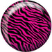 Brunswick Pink Zebra Skin Viz-A-Ball Bowling Ball-DiscountBowlingSupply.com