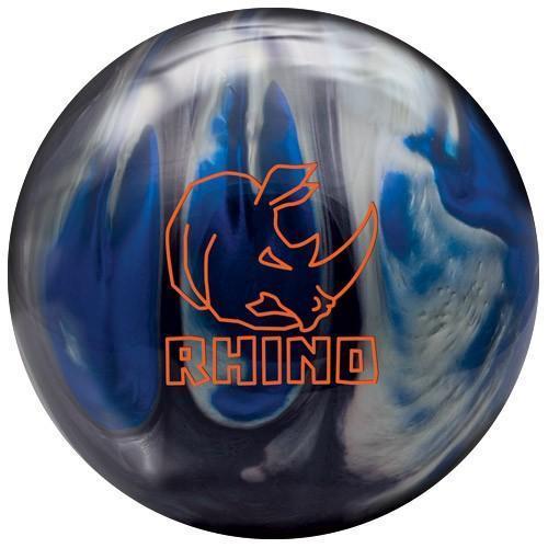 Brunswick Rhino Blue Black Silver Pearl Bowling Ball