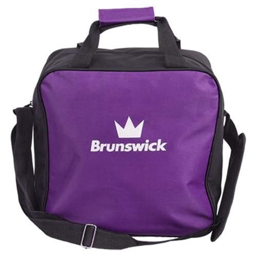 Brunswick TZone Single Tote Bowling Bag (Purple)