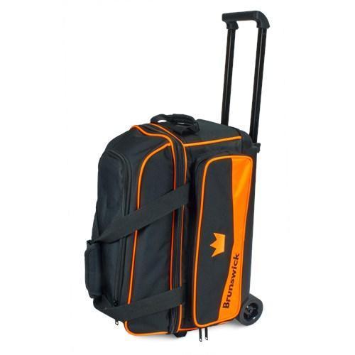 Brunswick Zone Double Roller Orange Bowling Bag