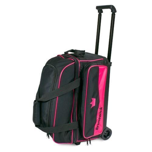 Brunswick Zone Double Roller Pink Bowling Bag