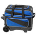 BSI Large Wheel 2 Ball Roller Bowling Bag Black Blue-DiscountBowlingSupply.com
