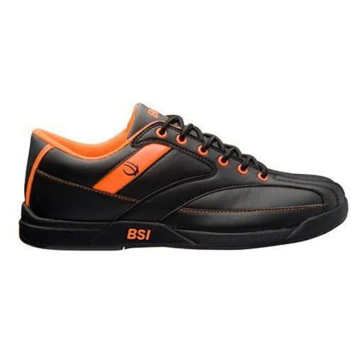 BSI Men's #582 Sport Black Orange Bowling Shoes-DiscountBowlingSupply.com