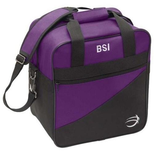BSI Solar III Single Tote Bowling Bag Purple Black