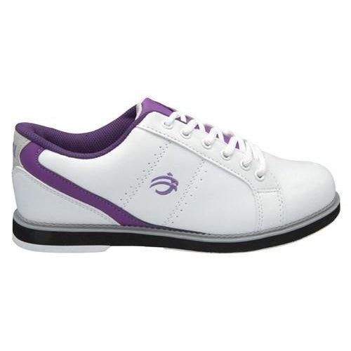 BSI Women's #460 Classic Bowling Shoes White Purple