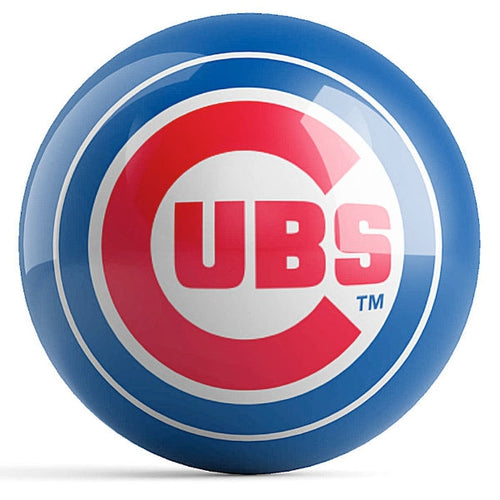 Ontheballbowling MLB Chicago Cubs Logo Bowling Ball