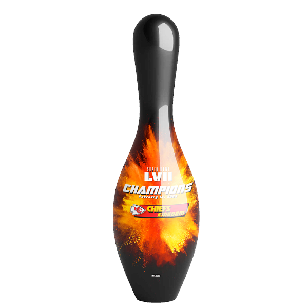 NFL KC Chiefs SB LVII Championship Bowling Pin