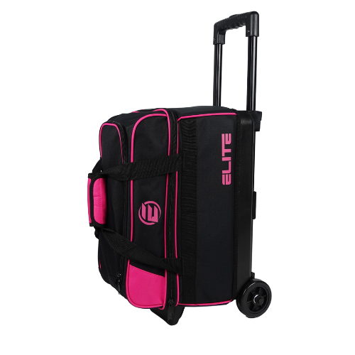 Elite Basic Double Roller Pink Bowling Bag