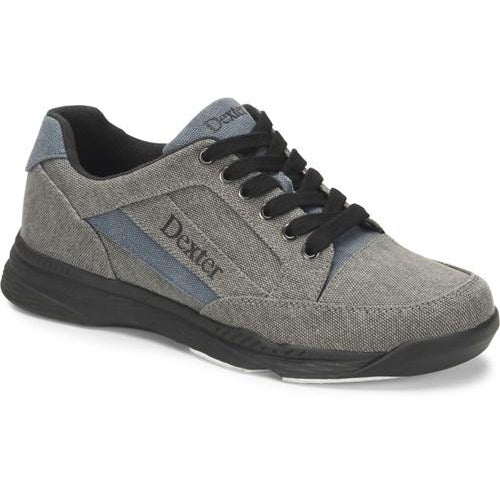 Dexter Mens Brock Grey Blue Black Bowling Shoes