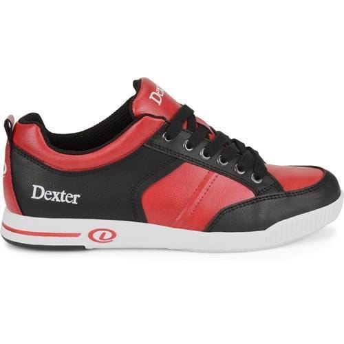 Dexter Mens Dave Black/Red Bowling Shoes-BowlersParadise.com