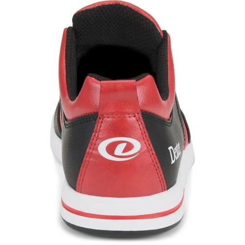 Dexter Mens Dave Black/Red Bowling Shoes-BowlersParadise.com