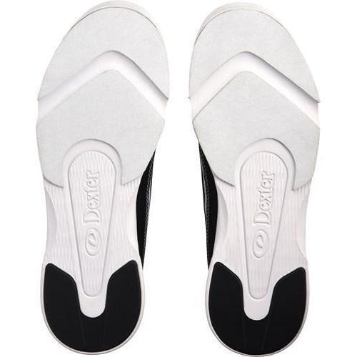 Dexter Mens Jack II WIDE Black White Bowling Shoes-DiscountBowlingSupply.com