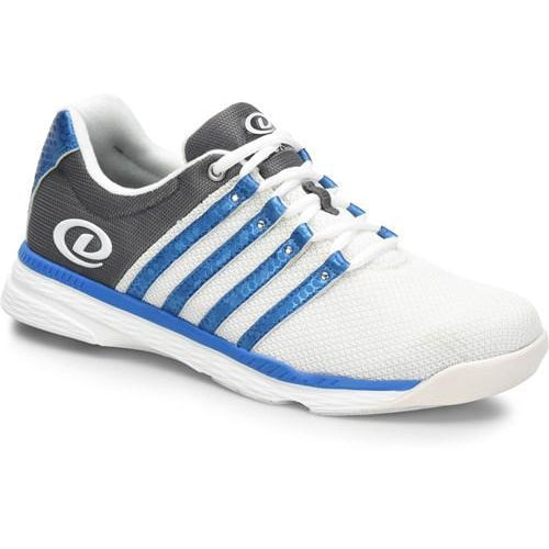 Dexter Mens Kevin White Grey Blue Bowling Shoes