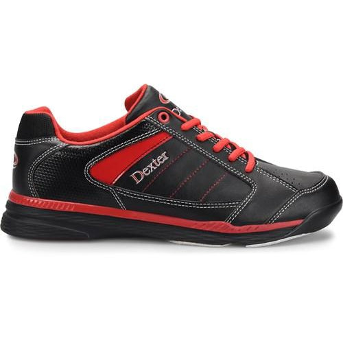 Dexter Mens Ricky IV Black Red Bowling Shoes