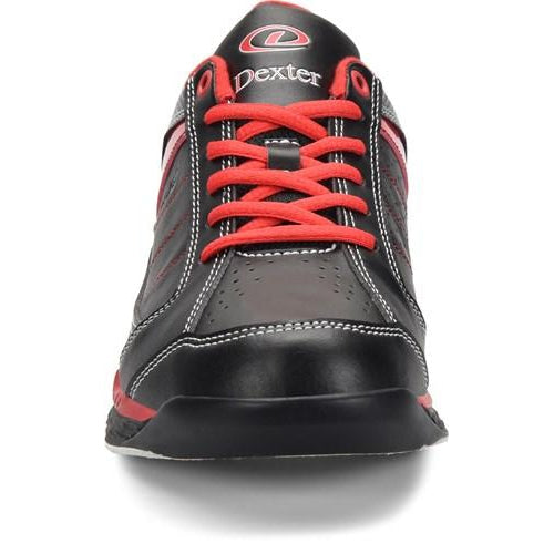 Dexter Mens Ricky IV Black Red Bowling Shoes