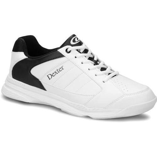 Dexter Mens Ricky IV White Black Wide Bowling Shoes