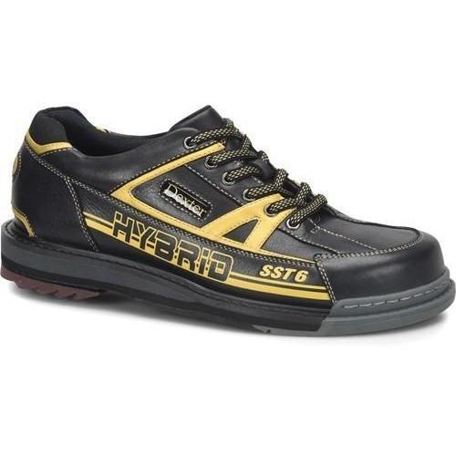 Dexter Mens SST 6 Hybrid Black Gold Right Hand Bowling Shoes