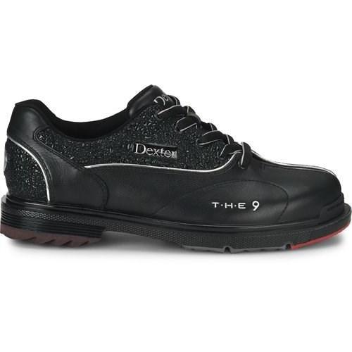 Dexter Mens THE 9 Black Jeweled Bowling Shoes-DiscountBowlingSupply.com