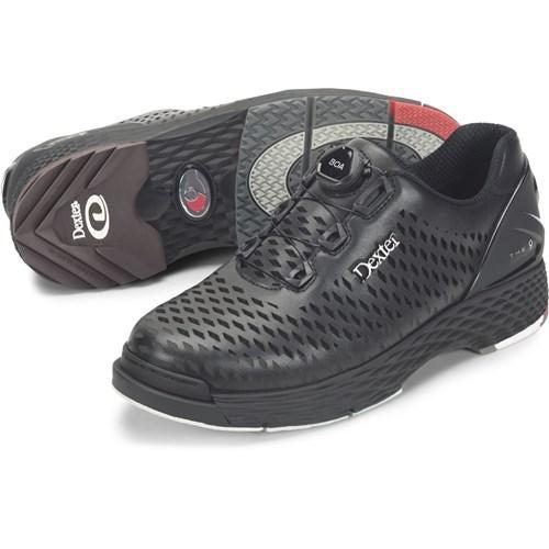 Dexter Mens THE C9 Lazer Black Right or Left Hand Bowling Shoes-DiscountBowlingSupply.com