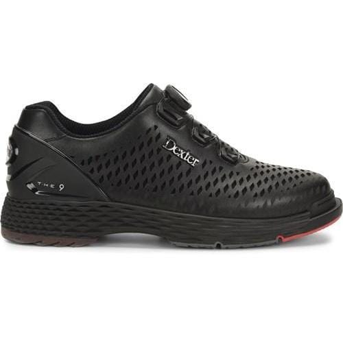Dexter Mens THE C9 Lazer Black Wide Bowling Shoes-BowlersParadise.com