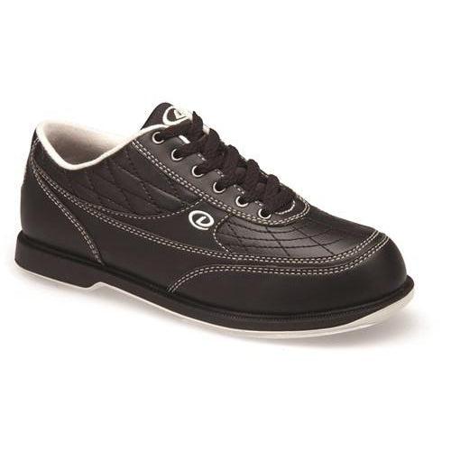 Dexter Mens Turbo II Black with Khaki Trim Bowling Shoes-DiscountBowlingSupply.com