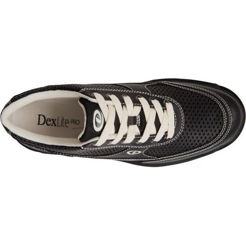 Dexter Mens Turbo Pro Black Cream Wide Width Bowling Shoes