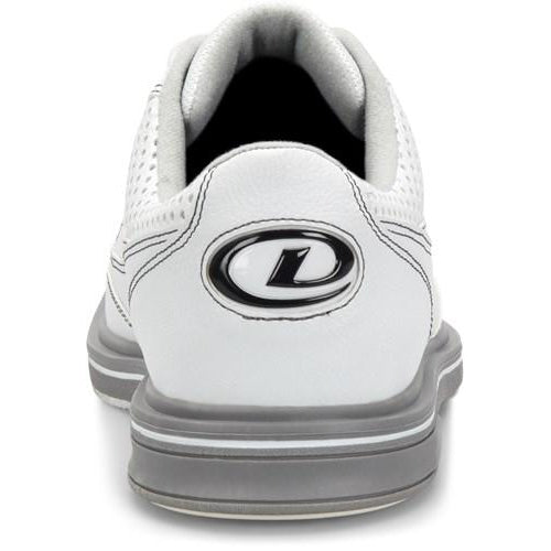 Dexter Mens Turbo Pro White Grey Wide Bowling Shoes