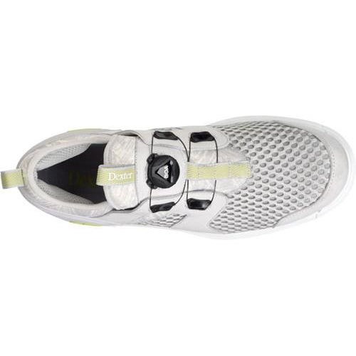 Dexter Mens Unisex Pro BOA Grey Lime Right Hand Bowling Shoes