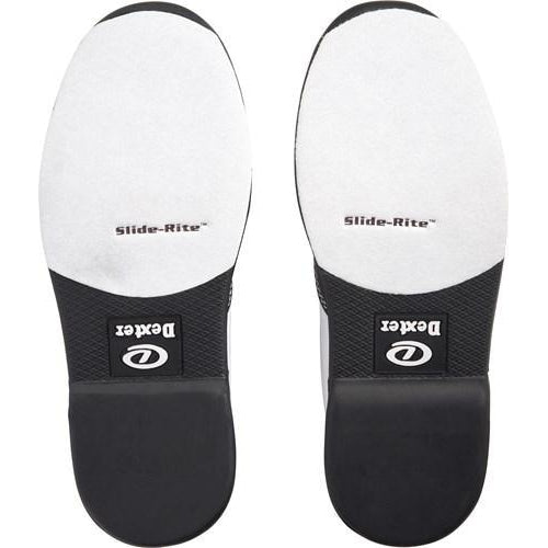 Dexter Womens Groove III White Black Wide Width Bowling Shoes